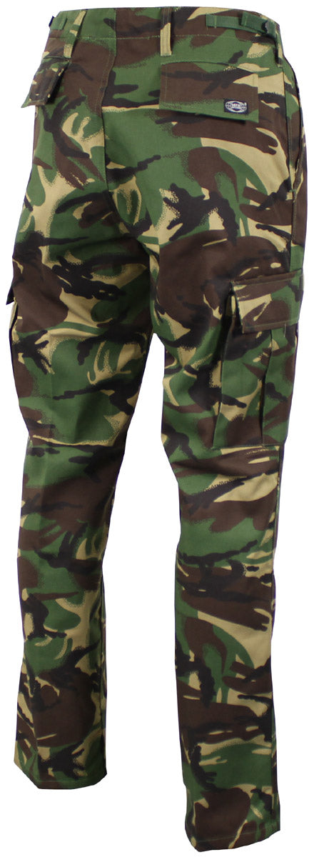 Pantaloni BDU US DPM Camo MFH - Fermoar Frontal, Talie Ajustabilă