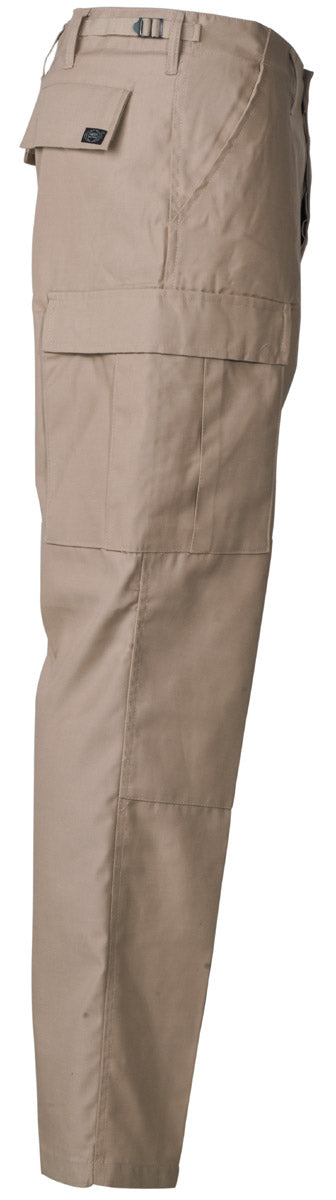 Pantaloni BDU US Khaki MFH - Genunchi și șezut întărit, Talie reglabilă