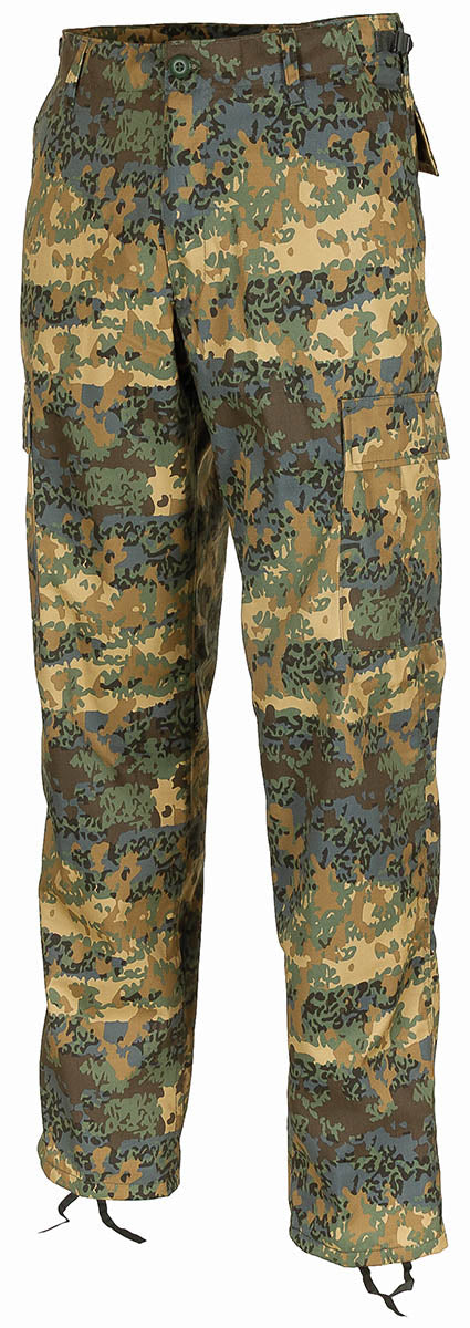 Pantaloni BDU US TAZ Tarn MFH - Fermoar Frontal, Talie Ajustabilă