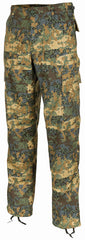 Pantaloni BDU US TAZ Tarn MFH - Fermoar Frontal, Talie Ajustabilă