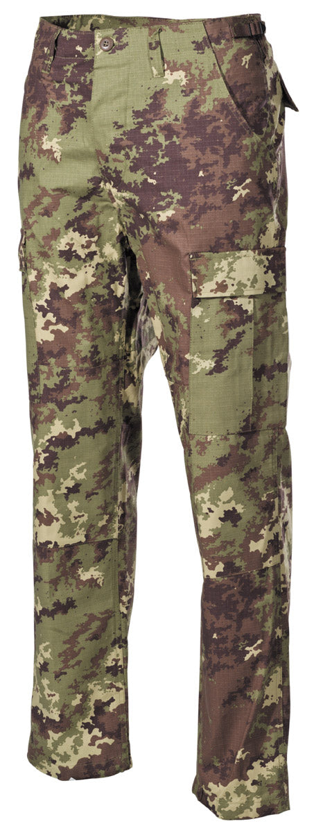 Pantaloni BDU US Vegetato MFH - Rip Stop, Talie Ajustabilă