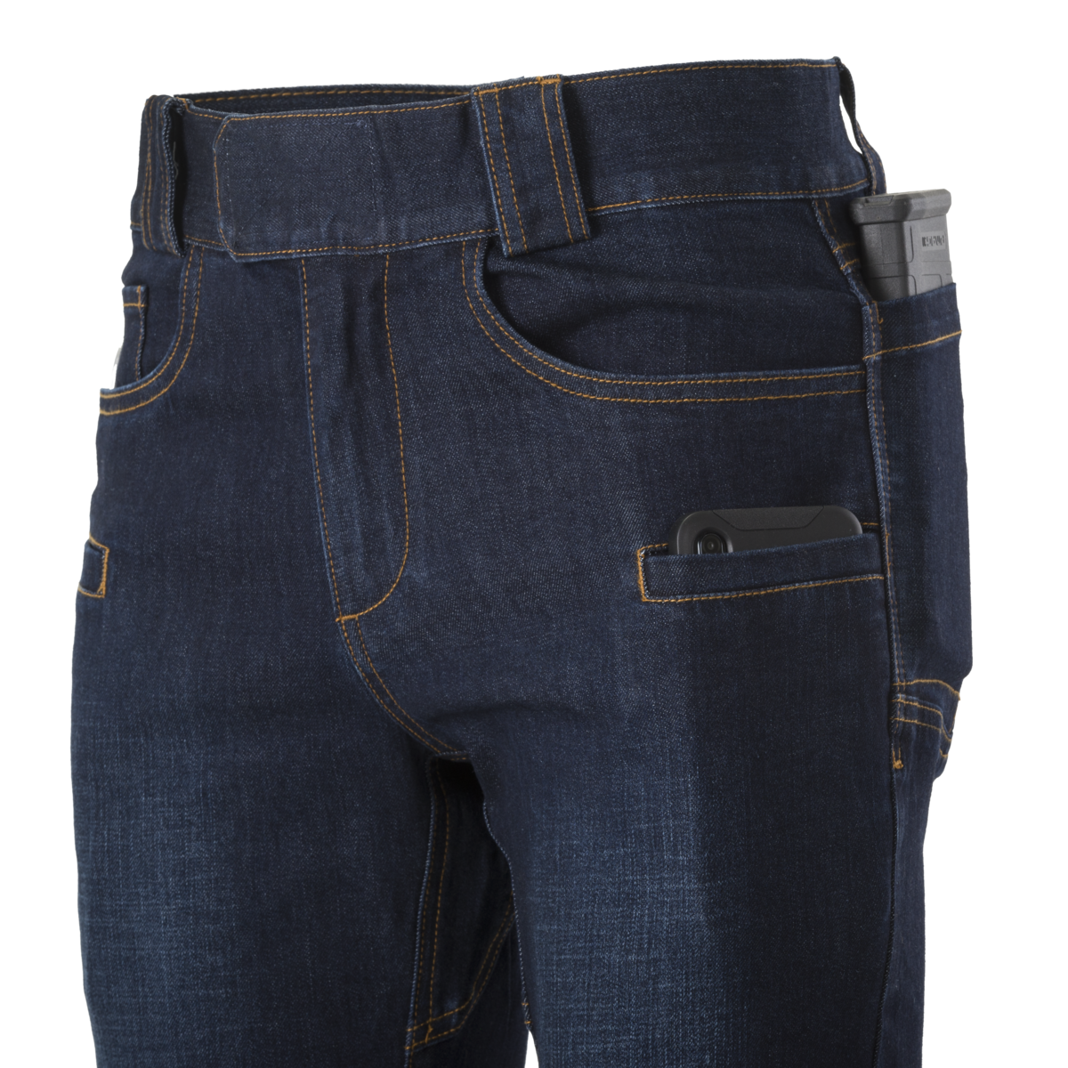 Pantaloni blugi Helikon-Tex GREYMAN TACTICAL JEANS® Slim, Dark Blue