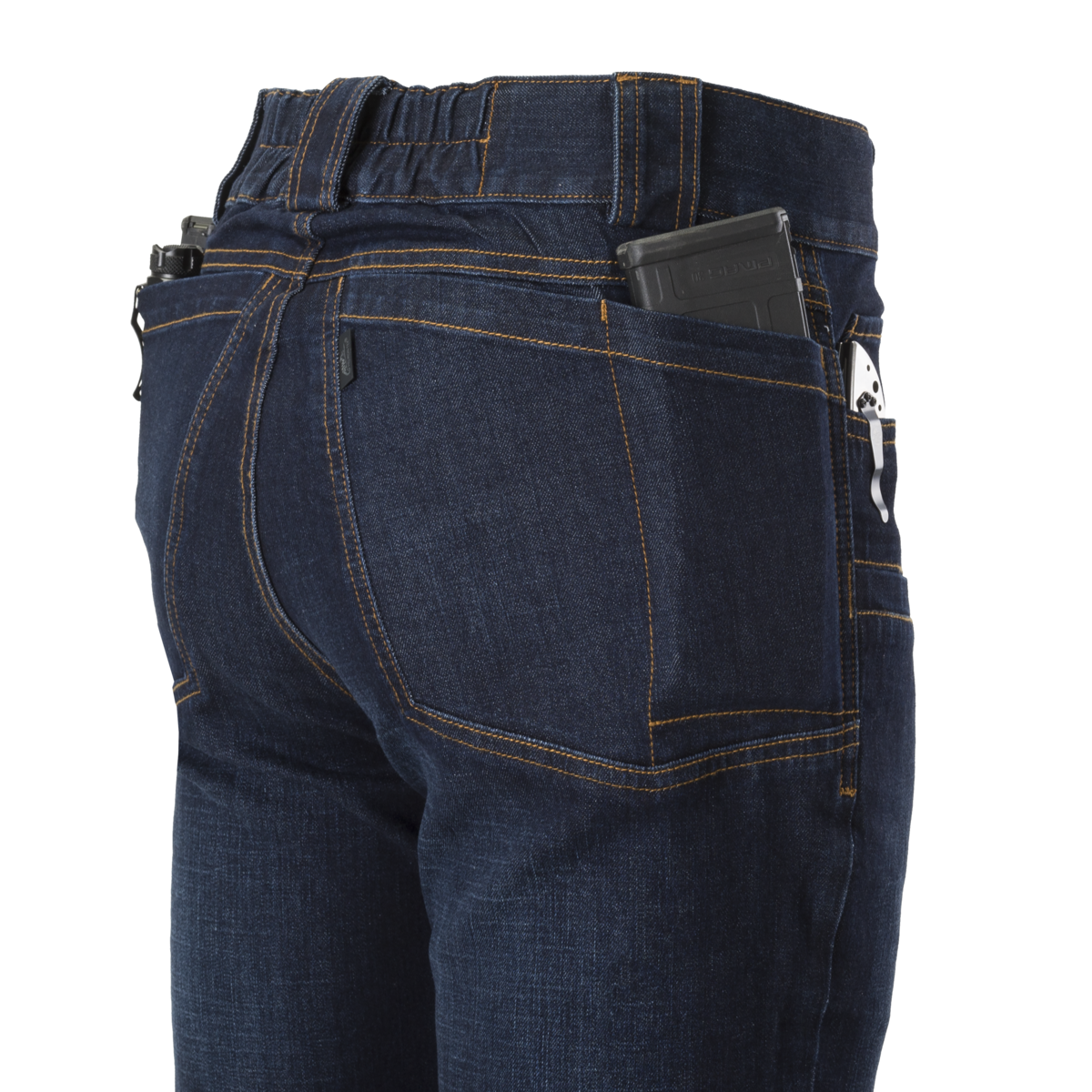 Pantaloni blugi Helikon-Tex GREYMAN TACTICAL JEANS® Slim, Dark Blue