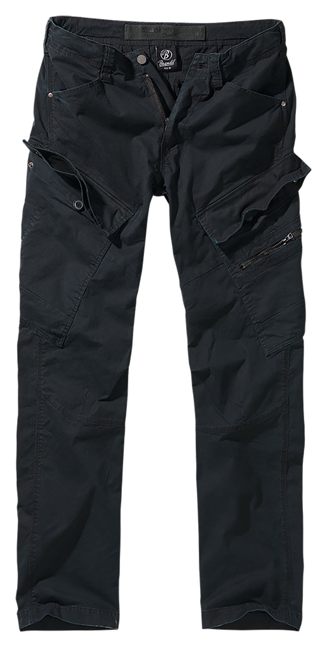 Pantaloni Bumbac Adven Brandit - Slim-Fit, Buzunare Cargo