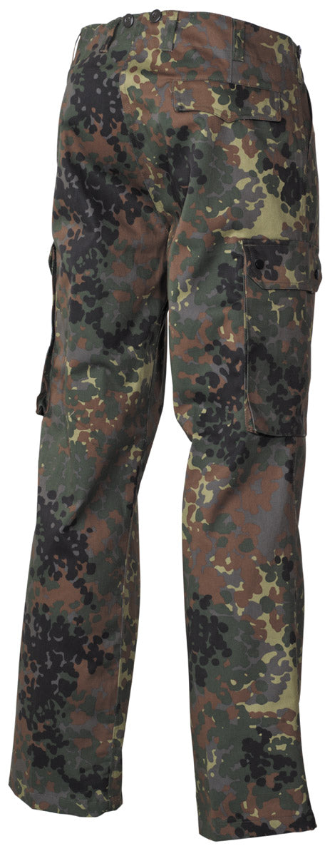 Pantaloni BW Feldhose Flecktarn MFH - Standard Militar, 2 Buzunare Cargo