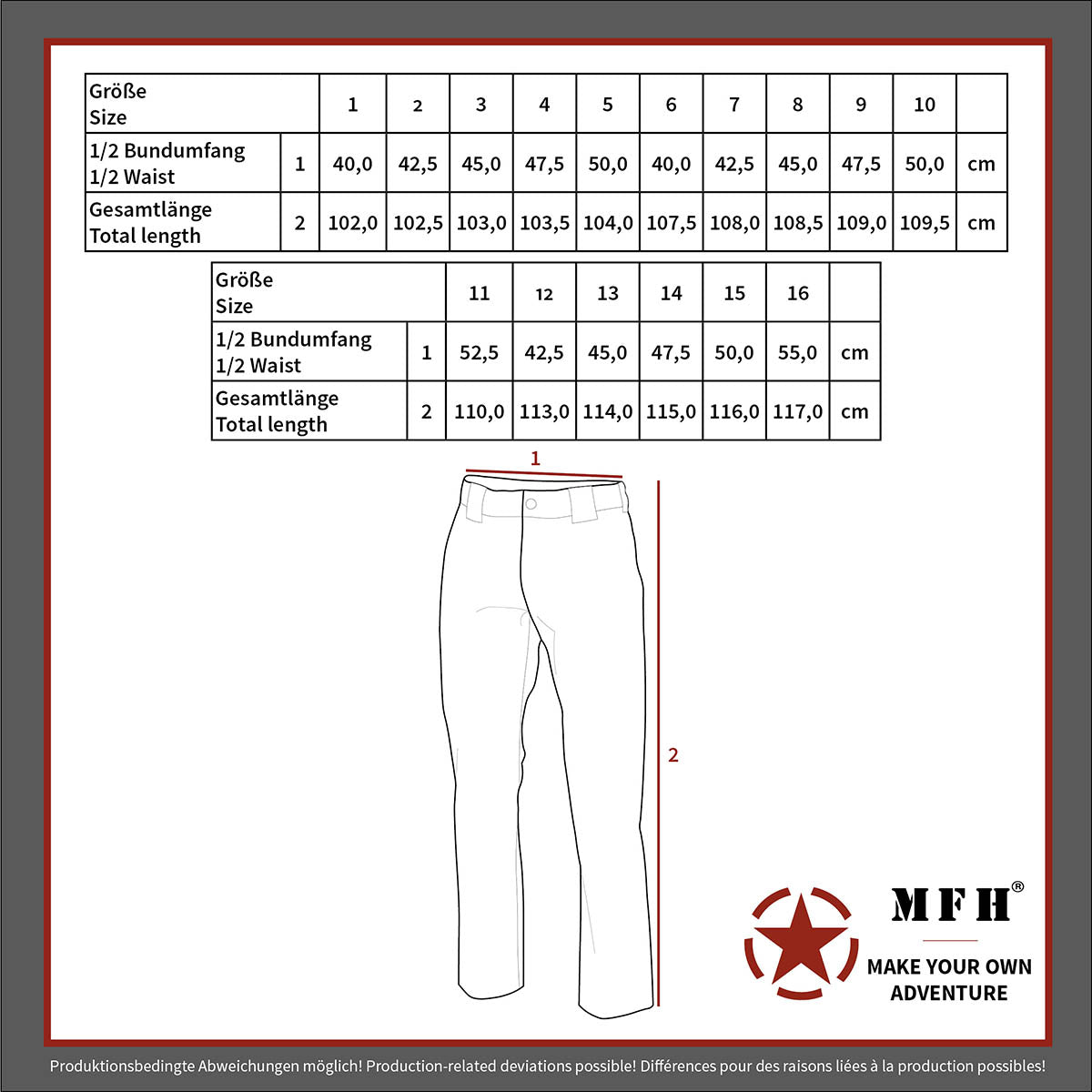 Pantaloni BW Feldhose Flecktarn MFH - Standard Militar, 2 Buzunare Cargo