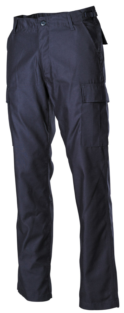 Pantaloni Câmp BDU US Albastru MFH - 6 Buzunare, Talie ajustabilă