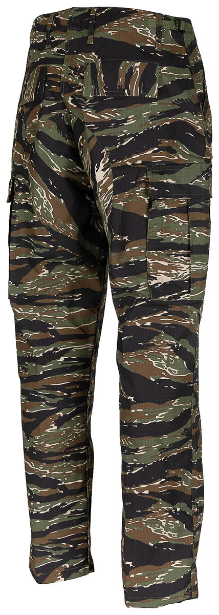 Pantaloni Camp US Kampfhose BDU Tiger Stripe MFH - Rip Stop, 6 Buzunare