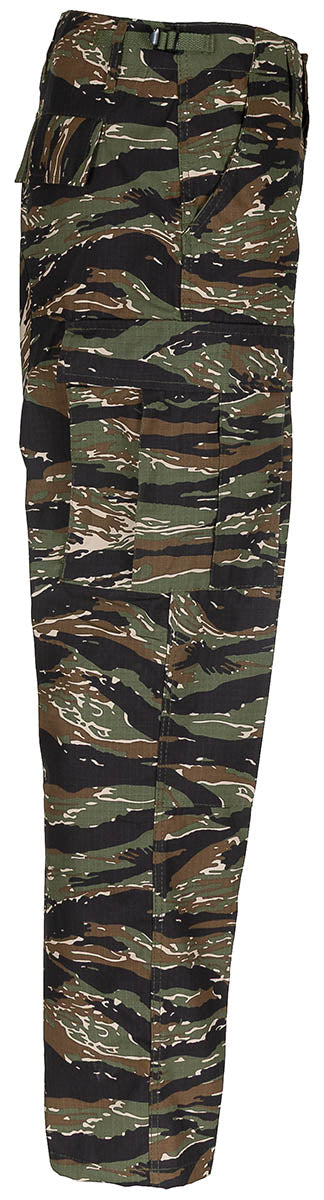 Pantaloni Camp US Kampfhose BDU Tiger Stripe MFH - Rip Stop, 6 Buzunare