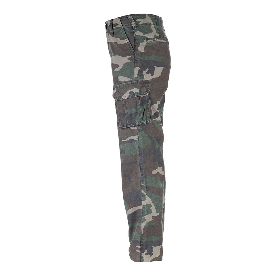 Pantaloni Cargo Copii Stonewashed Woodland - Rezistență la Aventură