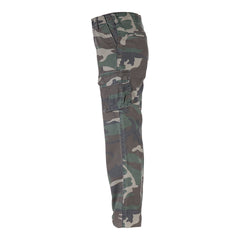 Pantaloni Cargo Copii Stonewashed Woodland - Rezistență la Aventură