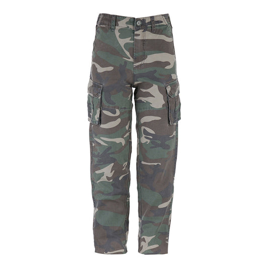Pantaloni Cargo Copii Stonewashed Woodland - Rezistență la Aventură