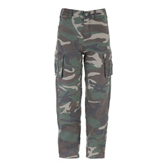 Pantaloni Cargo Copii Stonewashed Woodland - Rezistență la Aventură
