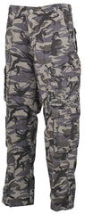 Pantaloni Cargo Defense Combat Camo PureTrash - Button Fly, Buzunare Cargo
