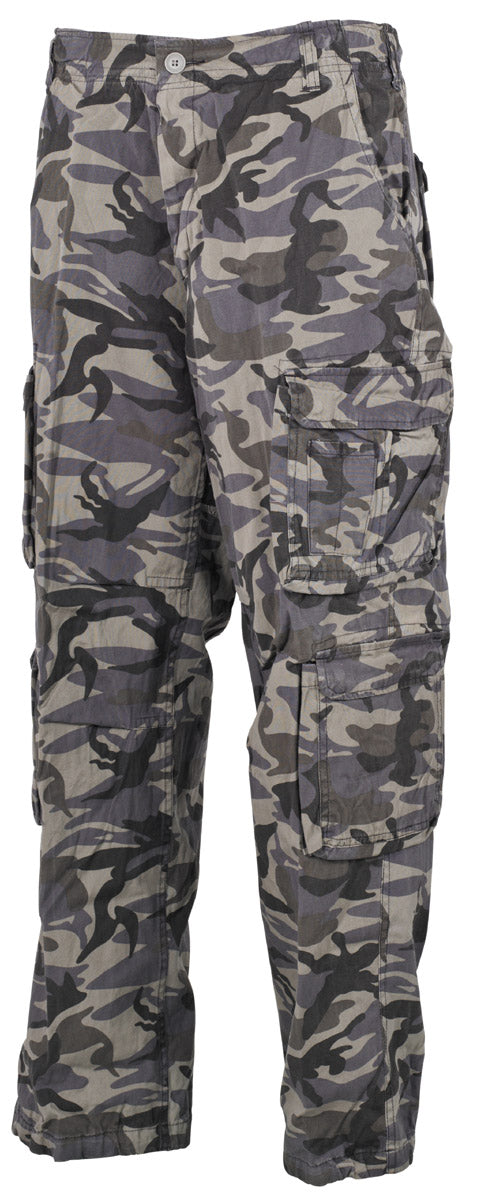 Pantaloni Cargo Defense Combat Camo PureTrash - Button Fly, Buzunare Cargo