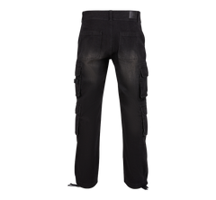 Pantaloni Cargo Denim Negru Brandit - Versatilitate Urbana