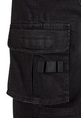 Pantaloni Cargo Denim Negru Brandit - Versatilitate Urbana