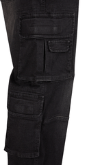 Pantaloni Cargo Denim Negru Brandit - Versatilitate Urbana