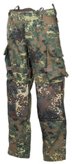 Pantaloni Combat BW Kampfhose Flecktarn MFH - Șezut Întărit, Genunchiere Detasabile