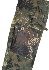 Pantaloni Combat BW Kampfhose Flecktarn MFH - Șezut Întărit, Genunchiere Detasabile