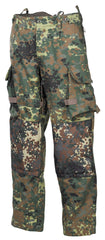 Pantaloni Combat BW Kampfhose Flecktarn MFH - Șezut Întărit, Genunchiere Detasabile