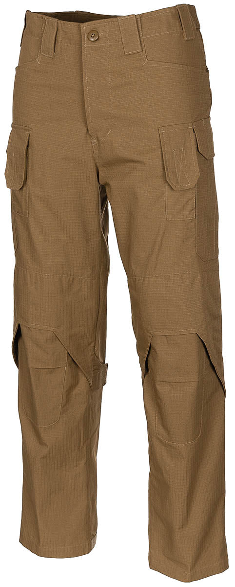 Pantaloni Combat Einsatzhose "Mission" Coyote MFHProfessional - Rip Stop, Buzunare Multiple