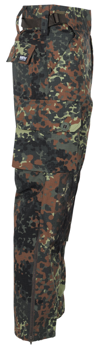 Pantaloni Combat Smock Flecktarn MFHProfessional - Rip Stop, 6 Buzunare