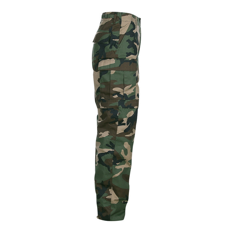 Pantaloni Convertibili Afritsbroek Woodland Militar-Shop - Versatilitate Maximă