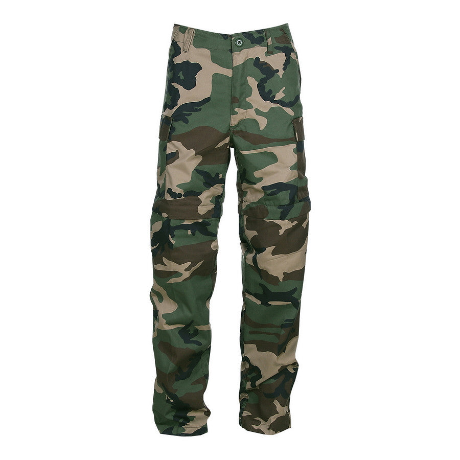 Pantaloni Convertibili Afritsbroek Woodland Militar-Shop - Versatilitate Maximă