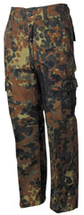 Pantaloni Copii US BDU Flecktarn MFH - 6 Buzunare, Talie Elastică