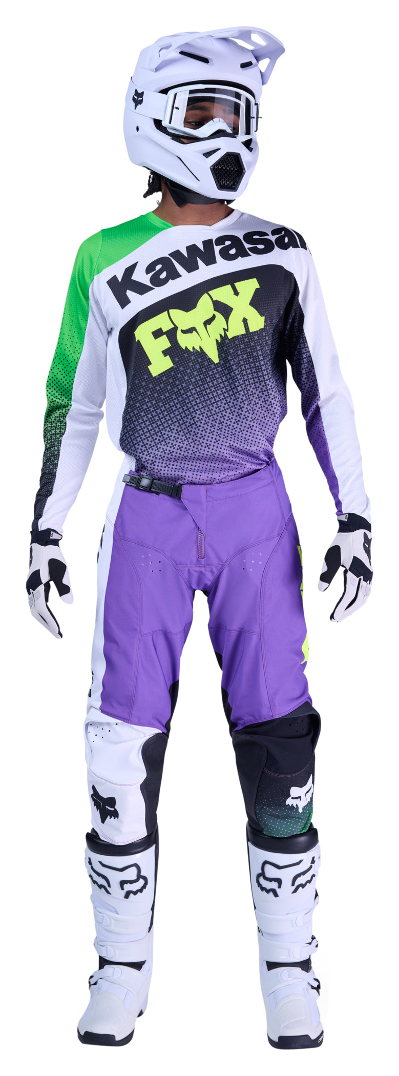 Pantaloni Cross Fox 180 Kawasaki - Performanță Off-Road