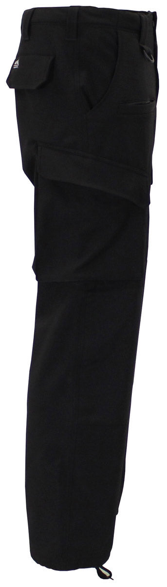 Pantaloni Damă Softshell Allround Negru MFH - Impermeabili, Buzunare Cargo