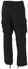 Pantaloni Damă Softshell Allround Negru MFH - Impermeabili, Buzunare Cargo