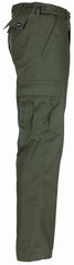 Pantaloni de Camp BDU Oliv MFH - Fermoar Frontal, Talie Ajustabilă