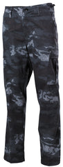 Pantaloni de Camp BDU US HDT-camo LE MFH - 6 Buzunare, Talie Ajustabilă