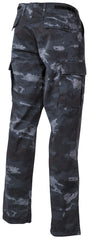 Pantaloni de Camp BDU US HDT-camo LE MFH - 6 Buzunare, Talie Ajustabilă