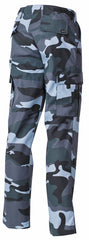 Pantaloni de Câmp BDU US Skyblue MFH - Talie Ajustabilă, Gaici Late