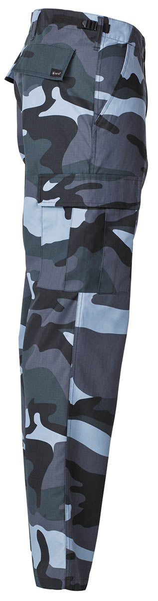 Pantaloni de Câmp BDU US Skyblue MFH - Talie Ajustabilă, Gaici Late