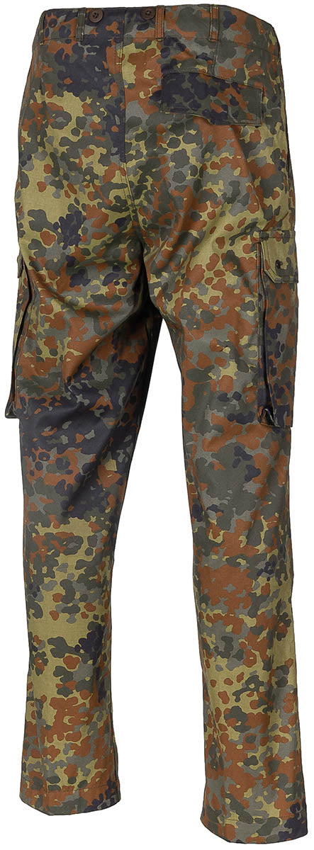 Pantaloni de Câmp BW Feldhose Flecktarn - 2 Buzunare Picior, Fermoar