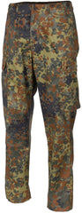 Pantaloni de Câmp BW Feldhose Flecktarn - 2 Buzunare Picior, Fermoar