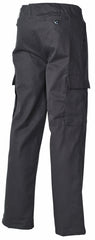 Pantaloni de Câmp BW Moleskinhose Negru MFH - Închidere nasturi, Manșete ajustabile