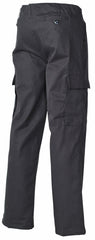 Pantaloni de Câmp BW Moleskinhose Negru MFH - Închidere nasturi, Manșete ajustabile