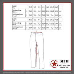 Pantaloni de Câmp CZ M95 Camo MFH - Genunchi Întăriți, Talie Ajustabilă