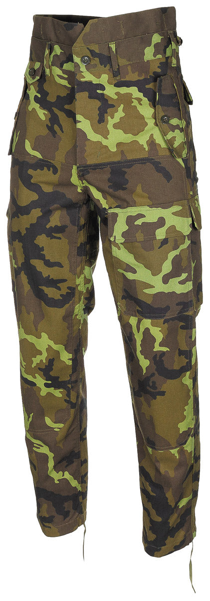 Pantaloni de Câmp CZ M95 Camo MFH - Genunchi Întăriți, Talie Ajustabilă