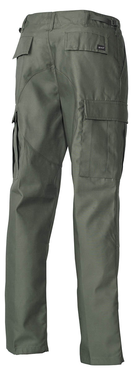Pantaloni de Câmp US BDU Oliv MFH - Genunchi & Șezut Întărit, 6 Buzunare