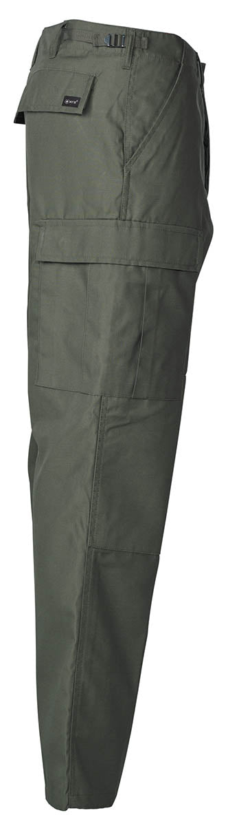 Pantaloni de Câmp US BDU Oliv MFH - Genunchi & Șezut Întărit, 6 Buzunare