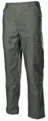 Pantaloni de Câmp US BDU Oliv MFH - Genunchi & Șezut Întărit, 6 Buzunare