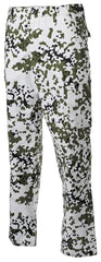 Pantaloni de Câmp US BDU Snow Camo MFH - Rip Stop, Talie Ajustabilă