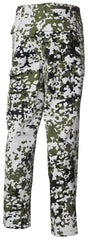 Pantaloni de Câmp US BDU Snow Camo MFH - Rip Stop, Talie Ajustabilă