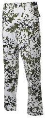 Pantaloni de Câmp US BDU Snow Camo MFH - Rip Stop, Talie Ajustabilă
